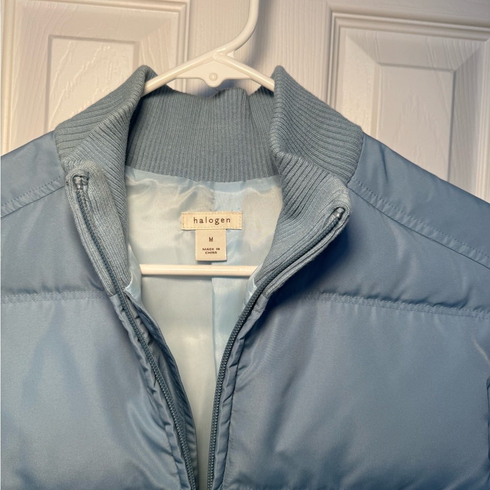 Nwot Halogen Down Puffer Jacket - image 2